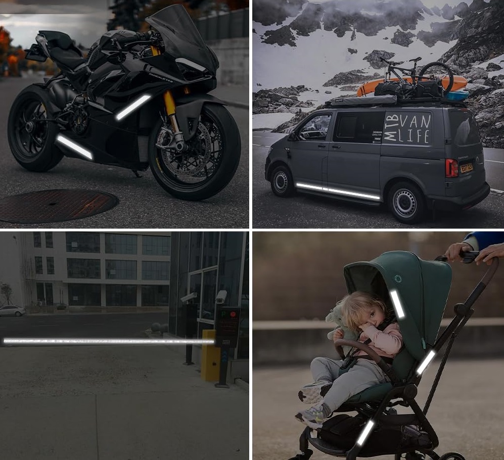 reflexná páska na obrysové značenie nákladných vozidiel