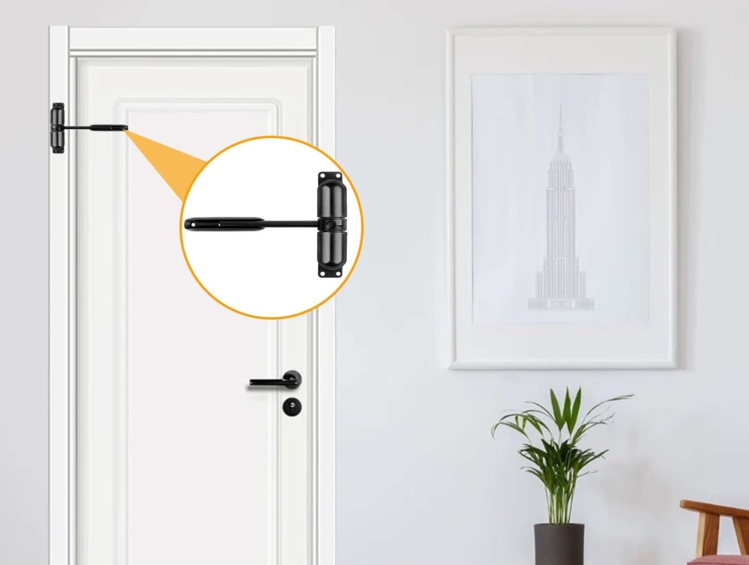 zatvárač dverí a brán