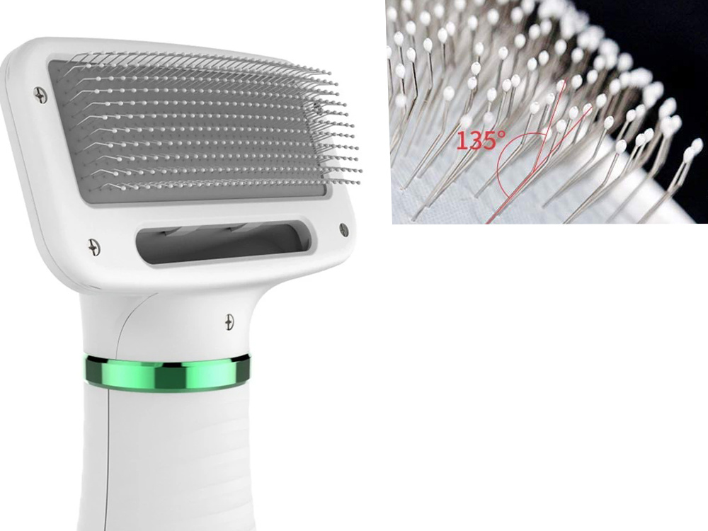 Multifunkčný hrebeň a fén pre psov 2 v 1