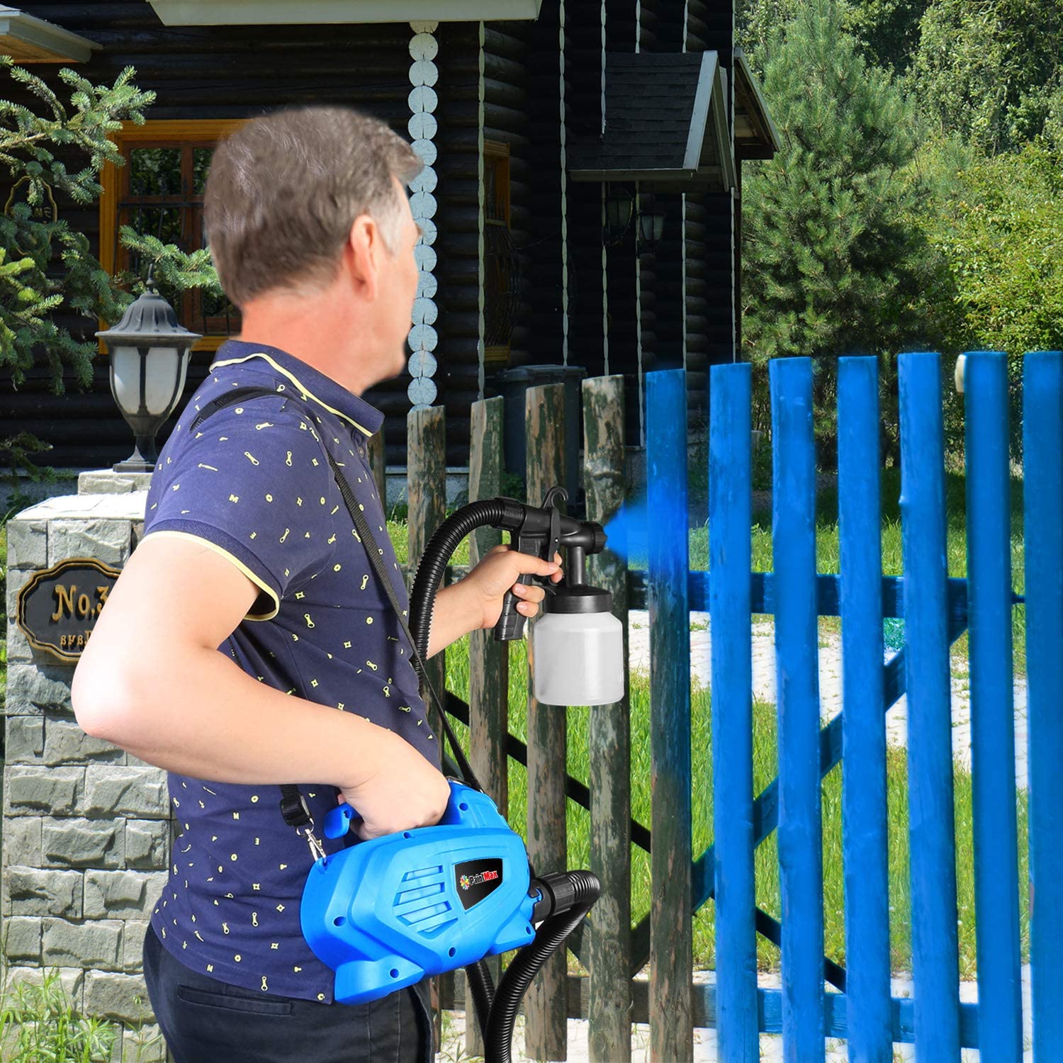 Praktická elektrická striekacia pištoľ na steny