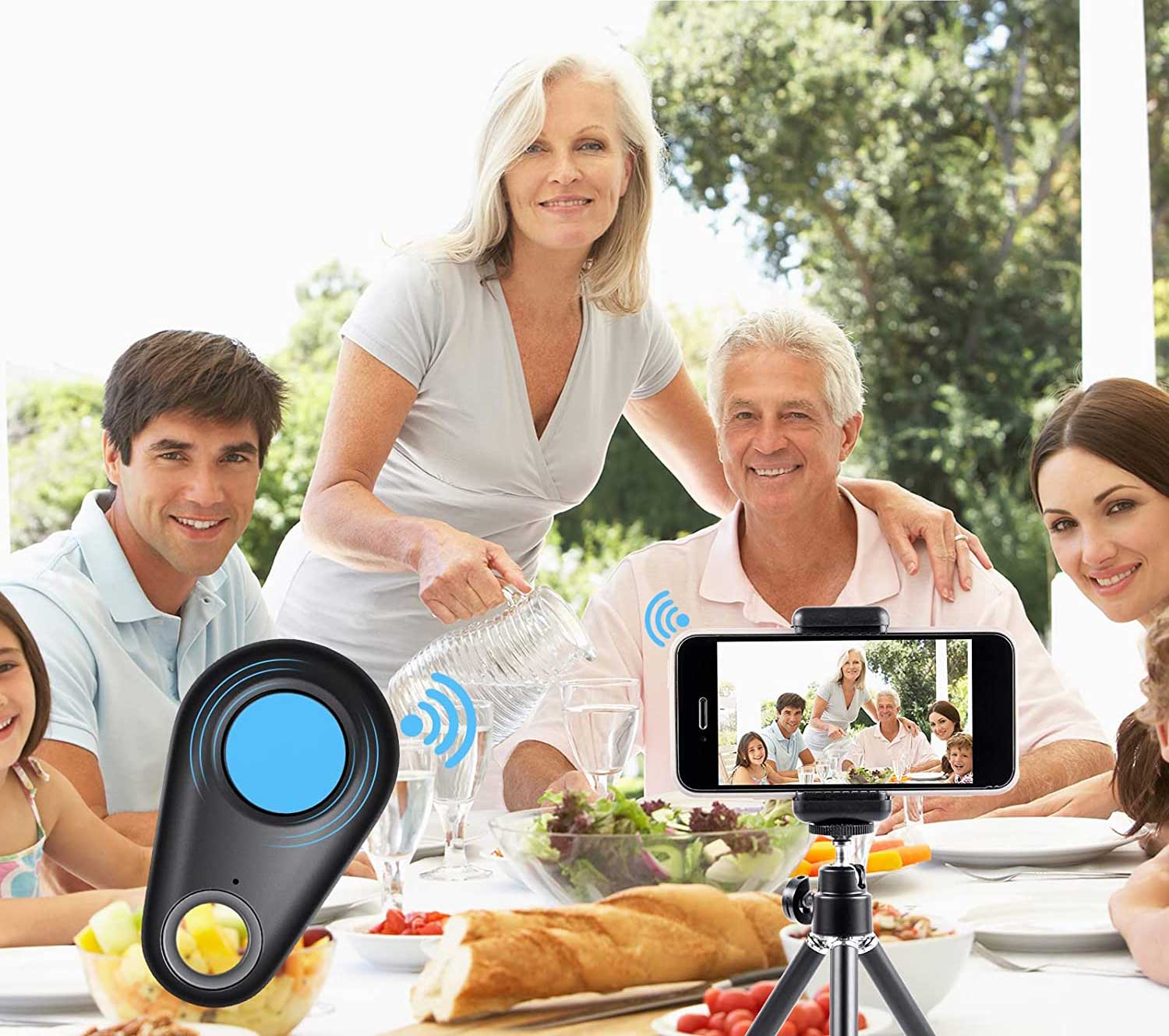 Praktický hľadač kľúčov bluetooth s lokalizáciou