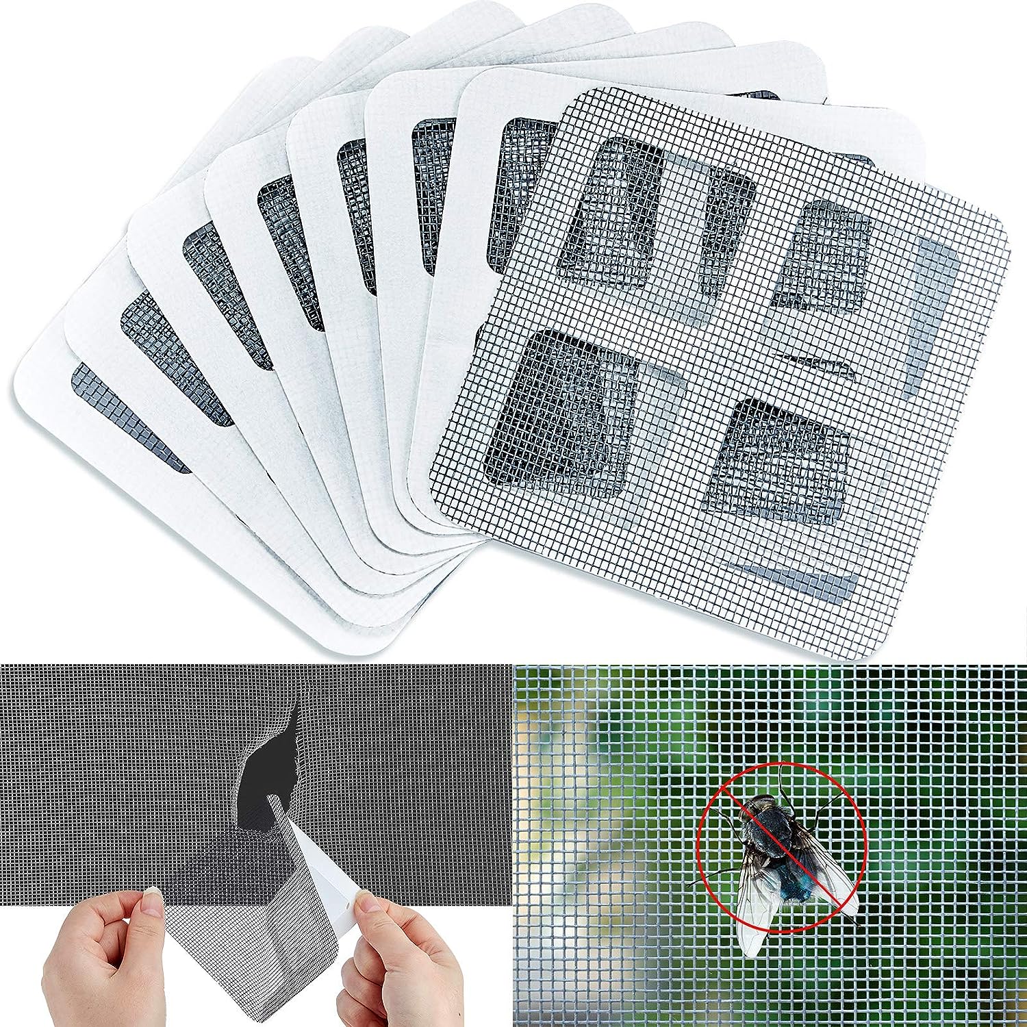 Kvalitná sada náplastí na opravu sietí proti hmyzu