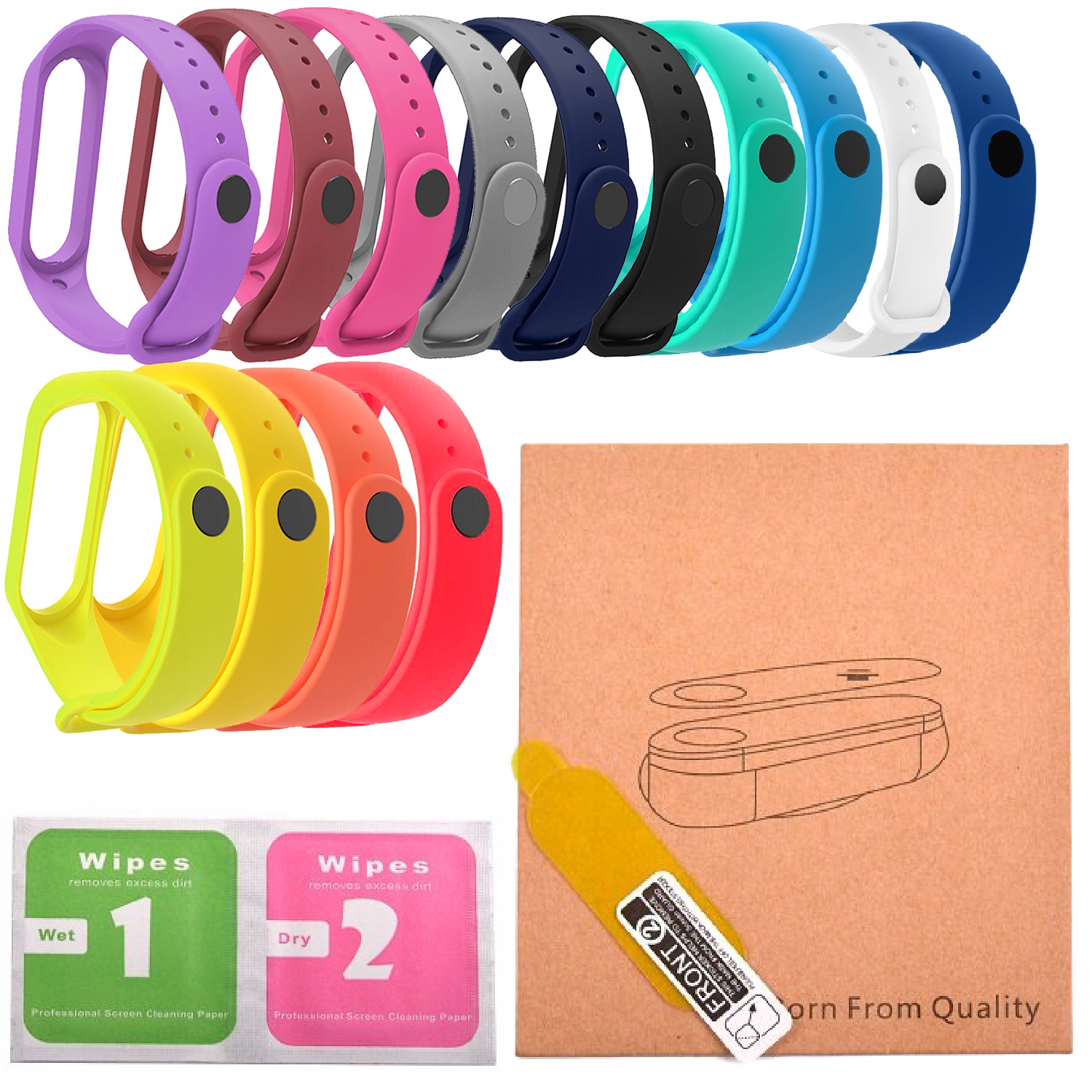 Jedinečná sada náhradných náramkov pre Xiaomi Mi Band