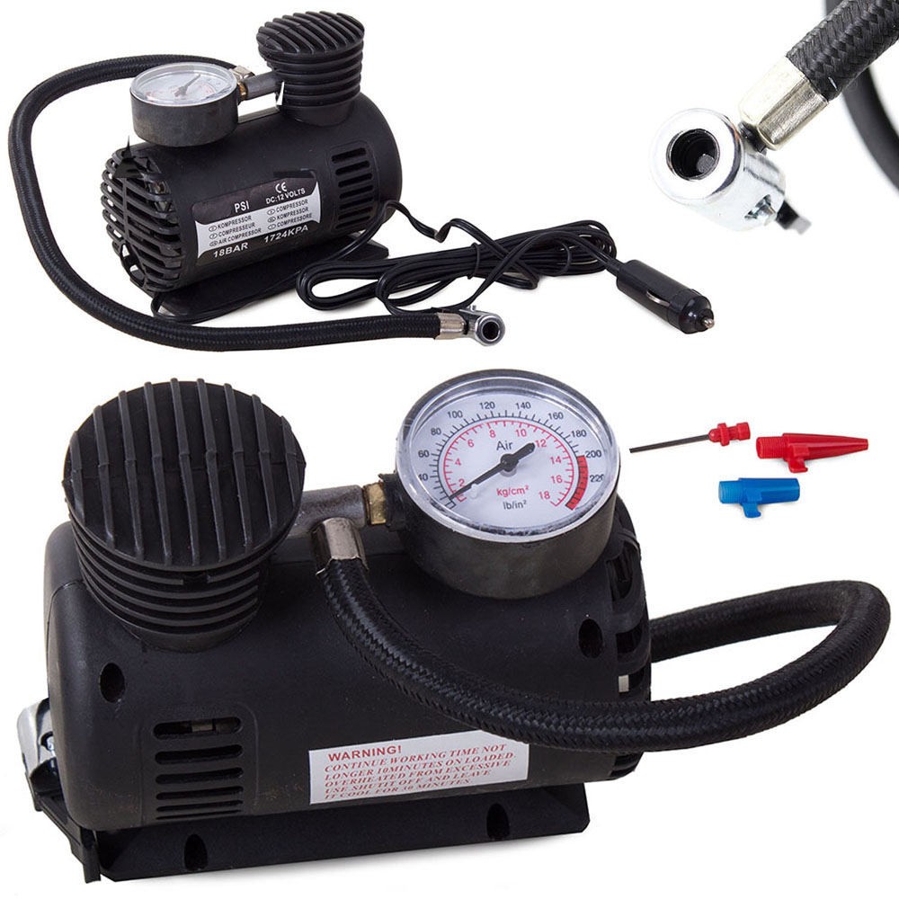 Kvalitný kompresor do auta 250 PSI, 18 BAR, 12V