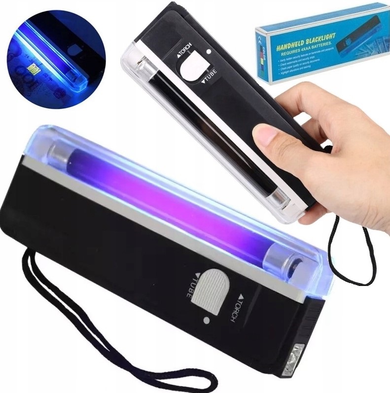 Skvelý vreckový tester -overovač bankoviek - UV lampa
