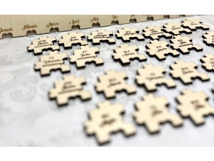 1x GRAVÍROVÁNÍ na puzzle do Rodinného kalendáře
