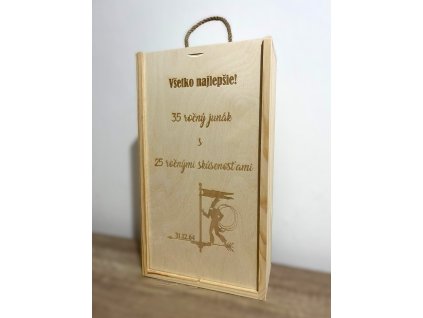Dárkový dřevěný box s vlastní personalizací