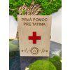 Dřevěná krabička - první pomoc