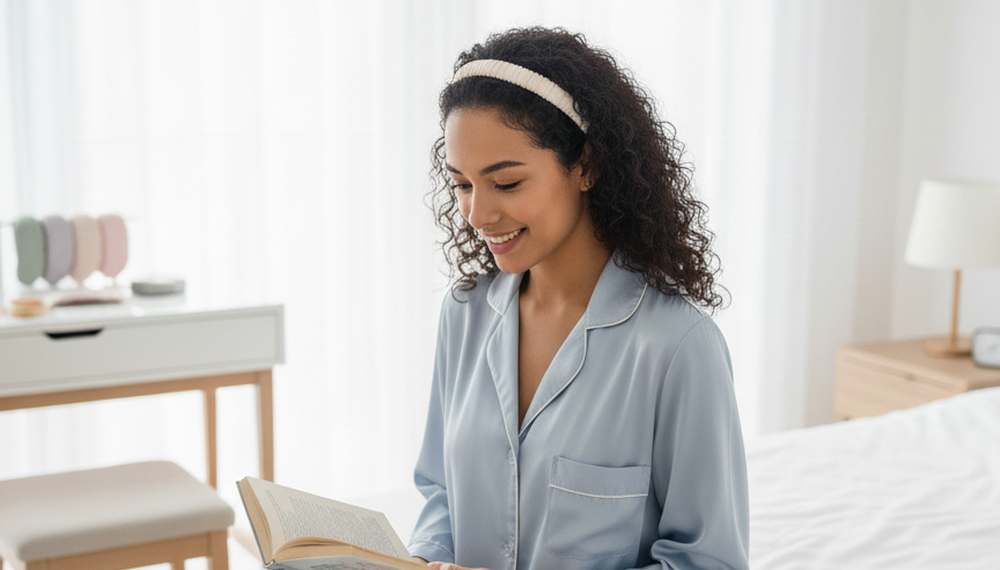 Hedvábná čelenka: Luxusní doplněk, který vaše vlasy milují