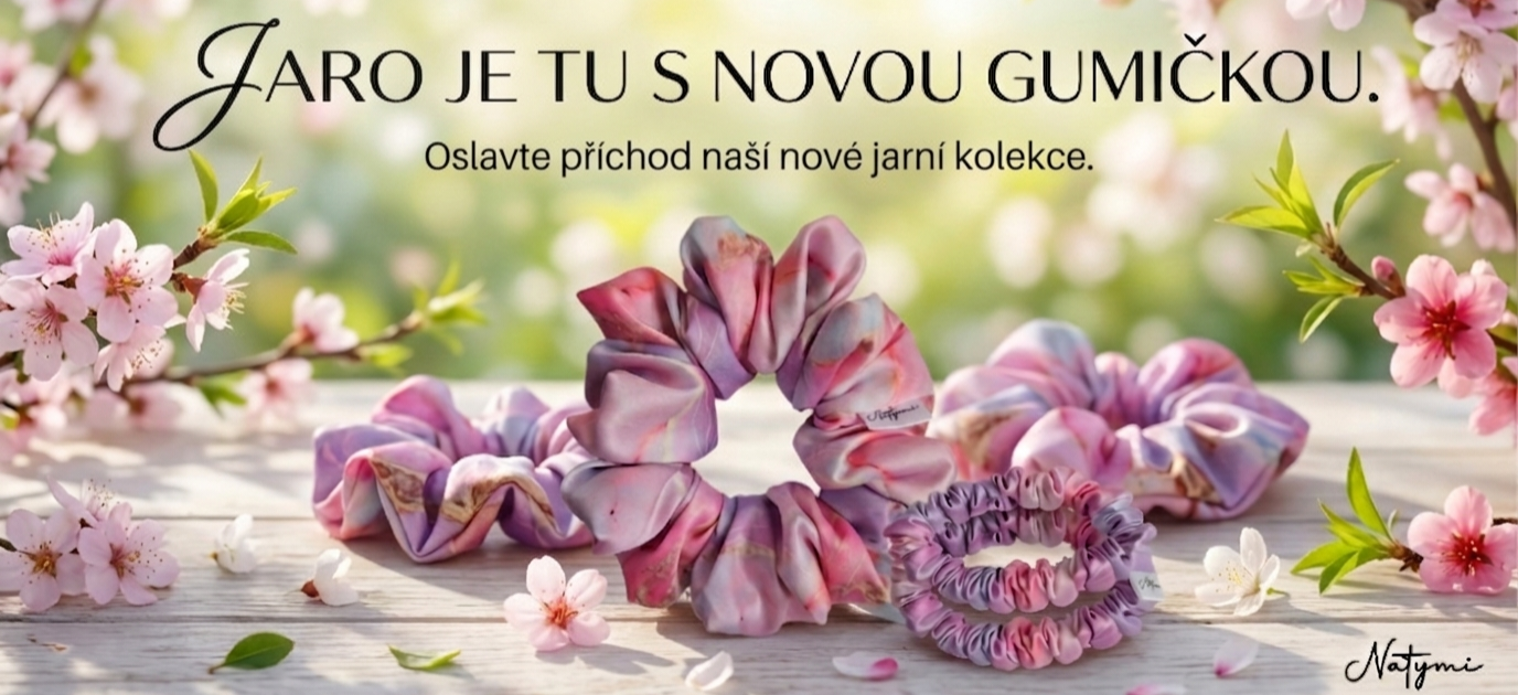 Saténové gumičky Natymi
