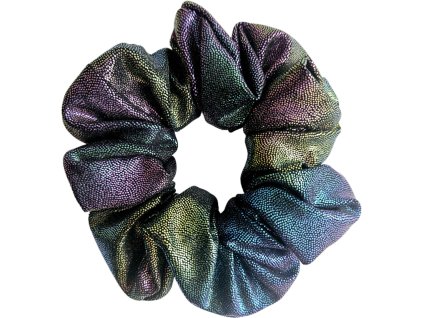 Trpytiva gumicka do vlasu s flitry duhova 01