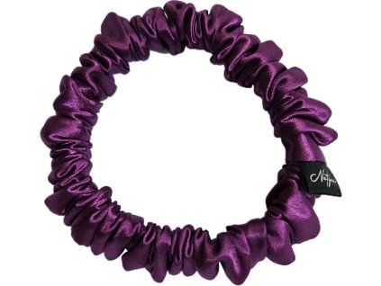 Uzka satenova gumicka tmavy cylkamen