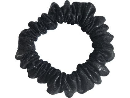 Trpytiva uzka gumicka do vlasu s drobnymi flitry cerna 01