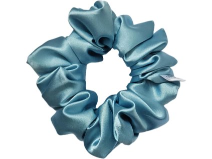 Siroka satenova gumicka do vlasu scrunchie