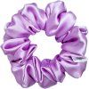 Ruzova satenova scrunchie gumicka do vlasu