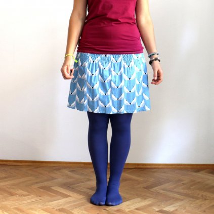 2007 zabkova sukne lisky modra