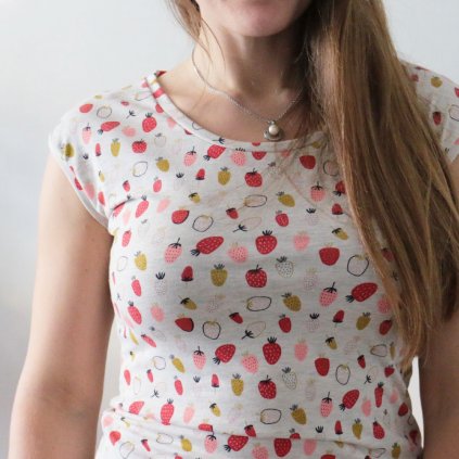 tričko jahody béžová (7)a