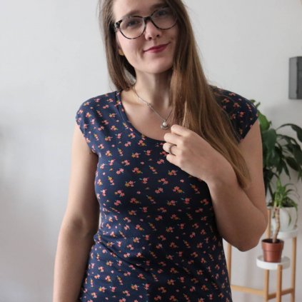 tričko mini kvítky modrá4 (6)