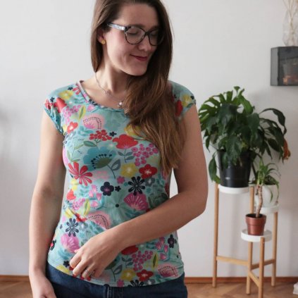 tričko louka AGF tyrkys (7)