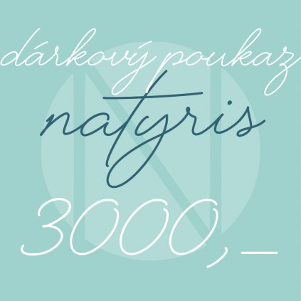 Dárkový poukaz 3000,-