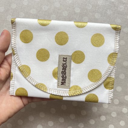 Svačinová kapsa MagsBags  / ZLATÉ PUNTÍKY