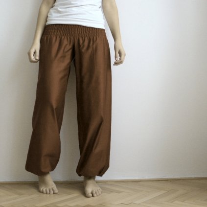 bavlněný satén hnědá