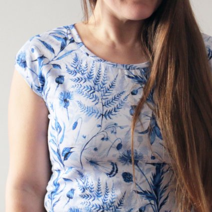 tričko modrá chrpa (8)a