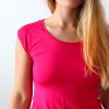 Tričko bambus / růžová (Barva Růžová, Velikost XL)