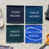 Tričko bavlněné jednobarevné / královská modrá