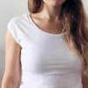 Tričko bavlněné jednobarevné / bílá (Barva Bílá, Velikost XL)