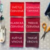 vzorník 5červená