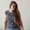 tričko natyris kytičky černá (4)