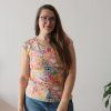 tričko duhové akvarelové kytičky (1)