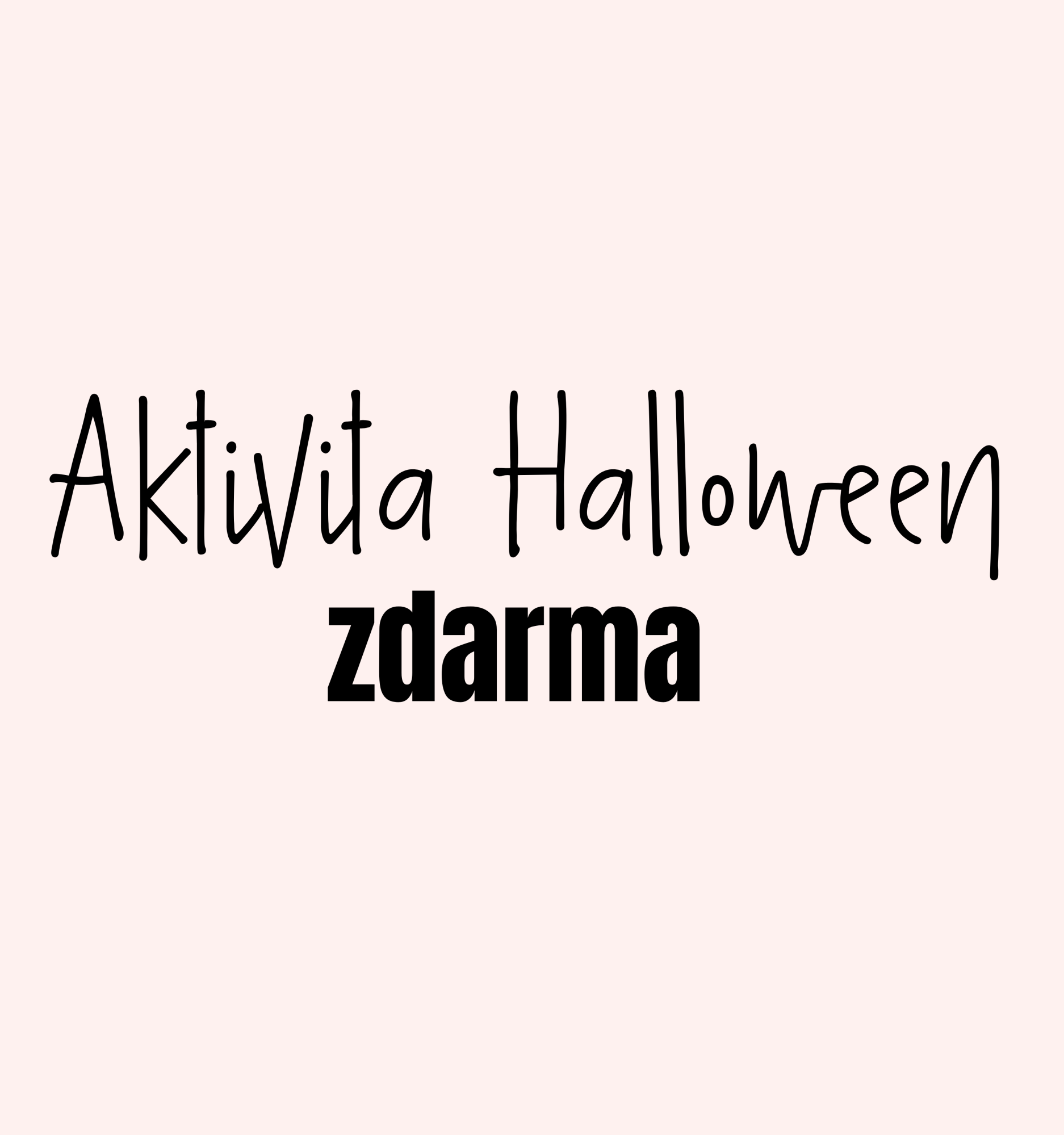 Aktivita na HALLOWEEN