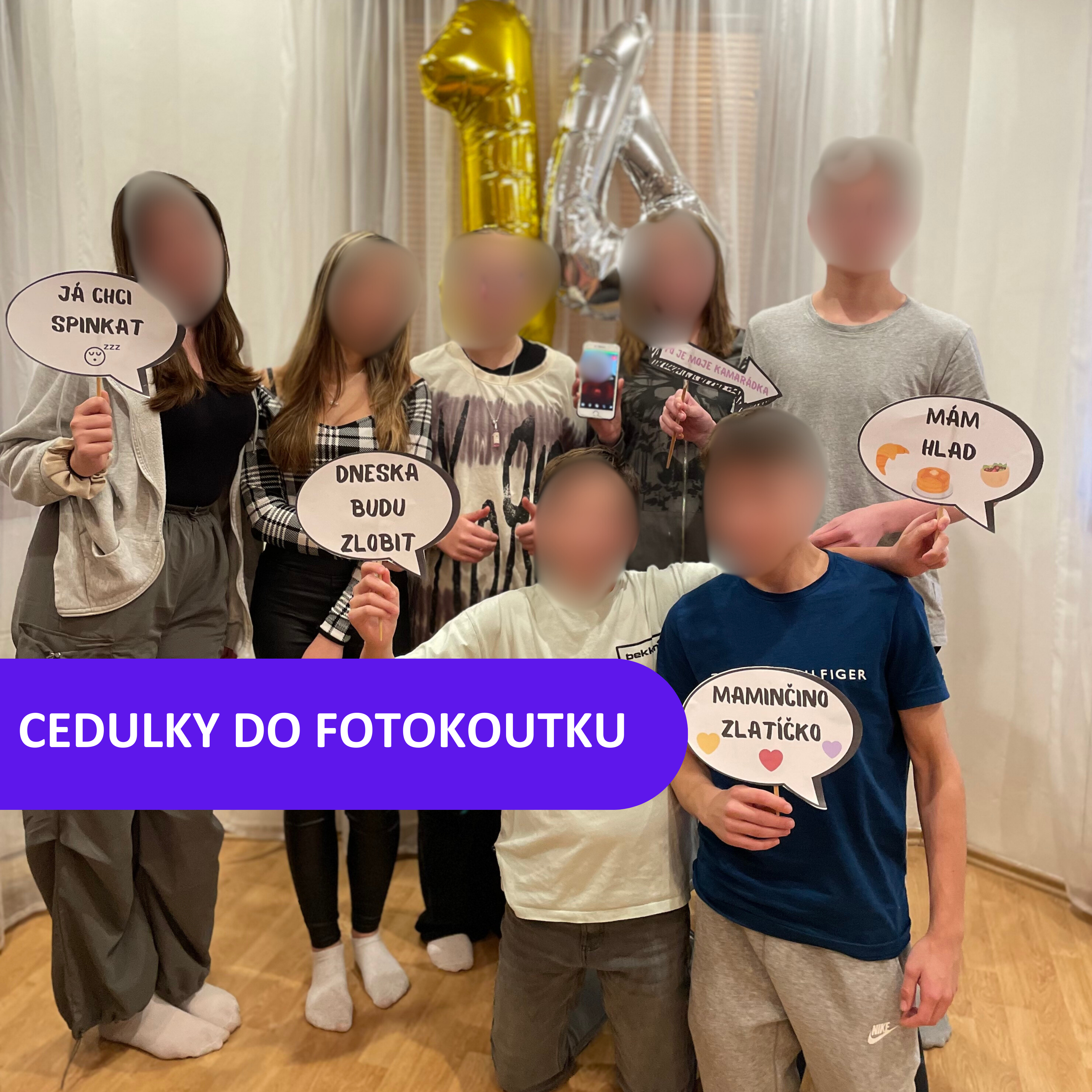 Cedulky do fotokoutku