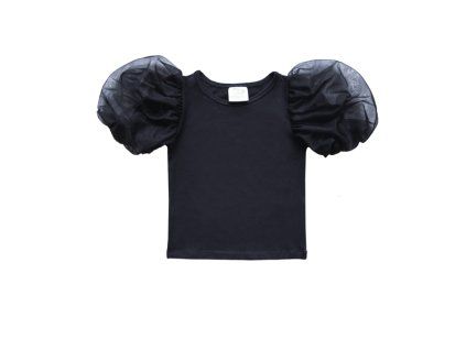 Tričko s tylovým obláčikom BLACK
