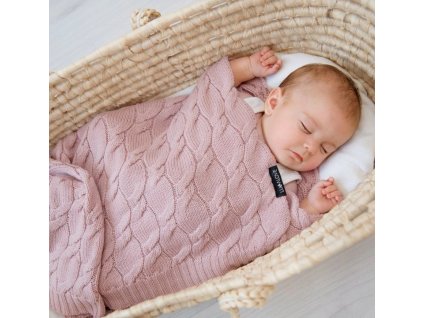 Lullalove Dečka z vlny Merino - kolekcia PREMIUM - Púdrová ruža