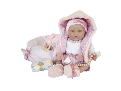 realisticke miminko s mekkym telem de cuna rosa