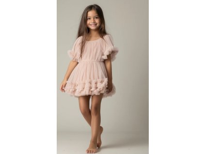 DOLLY šaty Frilly pink