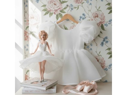 A DOLLYWHITE šaty puff