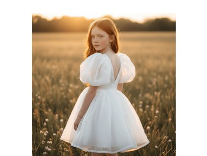 A DOLLYWHITE šaty puff