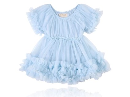 DOLLY šaty Frilly blue