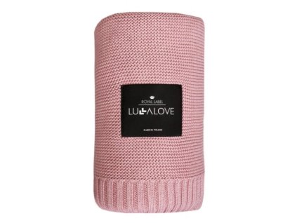 Lullalove Bambusová dečka Pivonka - Klasický úplet