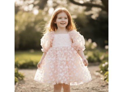 DOLLY šaty motýle pink