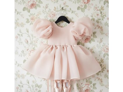 DOLLY PUFF LOVE šaty slipper pink