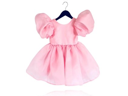 DOLLY PUFF LOVE šaty donut pink