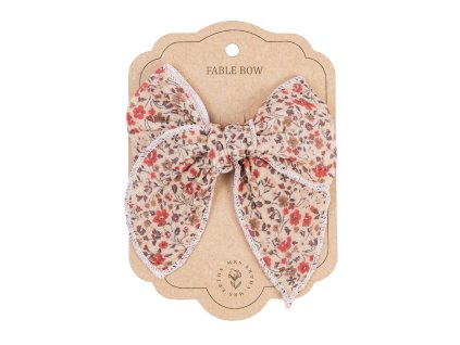 MRS. ERTHA Mašľa do vlasov z bavlny - MAGIC GARDEN