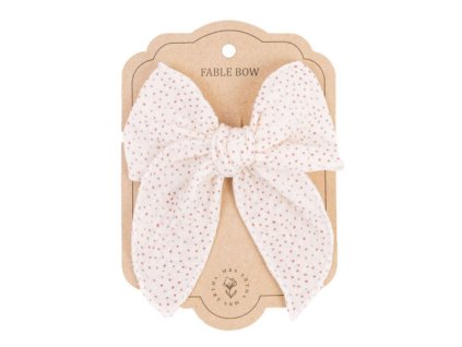 MRS. ERTHA Mašľa do vlasov z bavlny -DOTS