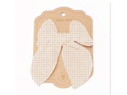 MRS. ERTHA Mašľa do vlasov z bavlny Organic