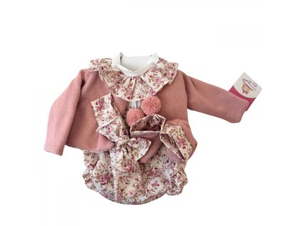obleceni pro panenku o velikosti 45cm de cuna flower set